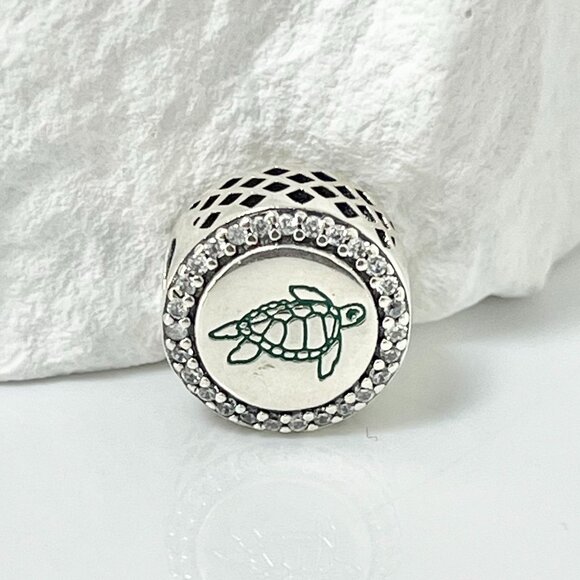 Pandora Jewelry - Pandora Aruba Turtle Bead Charm S925 Silver Charm